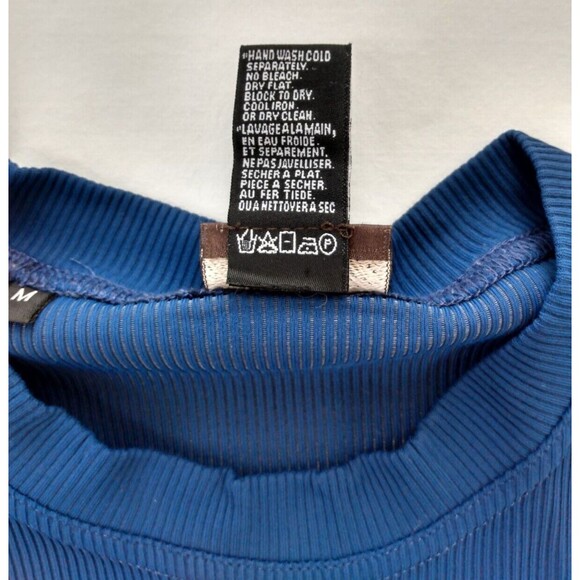 Neiman Marcus Womens Medium Top Ribbed Knit Casual Office Capsule Minimalist - Picture 4 of 6